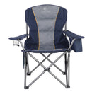 ALPHA CAMP Tragbarer und zusammenklappbarer Campingstuhl mit Kühltasche für Sport & Angeln usw.