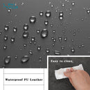 PHI VILLA Quadratischer Barhocker aus PU-Leder mit stabilem Metallgestell