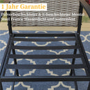 PHI VILLA 2-Teiliger Gepolsterter Barhocker mit Rattan-Rückenlehne