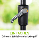 PHI VILLA 13 Fuß Doppelseitiger Terrassenschirm für den Außenbereich