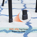 PHI VILLA Quadratischer Tisch aus Mesh-Metall für den Außenbereich