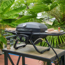 Captiva Designs Tragbarer Tisch-Gasgrill mit 2 Brennern und Gusseisenrosten