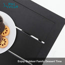 PHI VILLA Metall-Esstisch für 6 Personen im Freien mit Schirmloch