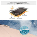 PHI VILLA 15 Fuß Doppelseitiger Extra Großer Zwillingsschirm für die Terrasse