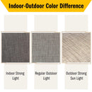 PHI VILLA 5-teiliges Terrassen-Ess-Set mit Quadratischem Stahltisch und Festen Stühlen aus Aluminium und Textilene