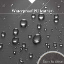 PHI VILLA Höhenverstellbarer Drehbarer Küchenbarhocker aus PU-Leder, 1 STK