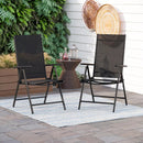 Sophia & William Vormontierter Klappbarer Textilene LiegeStuhl mit Aluminium- und Stahlrahmen, 2er-Set