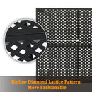 PHI VILLA Rechteckiger Hohler Esstisch aus Stahlgeflecht für Terrasse