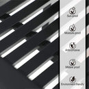 PHI VILLA Outdoor Schaukelstuhl aus Akazienholz für Garten und Innenbereich